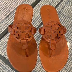 Tory Burch Miller sandal, Miele leather